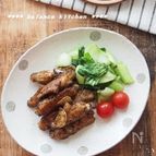 時短！鶏手羽中のガーリックペッパーソース炒め