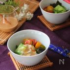 つるんときゅうり麺のごま担々サラダ