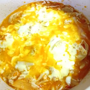 chachaの作ってみた!投稿(『チキンと野菜のトマト煮込み』トマトソースの作り方あり！)