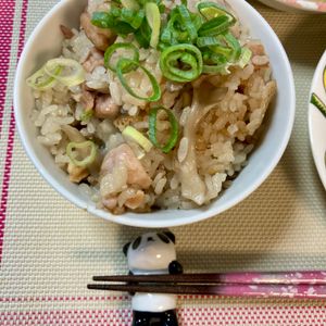 たぁプーの作ってみた!投稿(【鶏肉と舞茸の炊きこみごはん】食欲そそる秋の味覚♪)