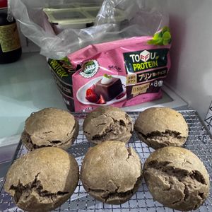 しゃけ茶漬けの作ってみた!投稿(ふわっもち♪即席!お豆腐米粉パン【超おすすめ・米粉100%】)