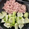 【豚肉とチンゲン菜の生姜炒め】ご飯が進むおかず！の工程2