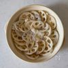 れんこんと長芋のモチッと明太クリームグラタンの工程3