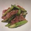 たりおの作ってみた!投稿(定番は味付けを一工夫＊アスパラベーコンの粒マスタード炒め♡)