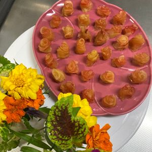 そら・ゆずの作ってみた!投稿(実は簡単！材料3つ♡アップルローズの作り方)