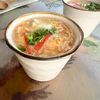 グリーンラテの作ってみた!投稿(【豆腐のとろみかき玉汁】簡単ヘルシーあったまる)
