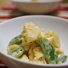 スナップえんどうとじゃがいものタルタルサラダ