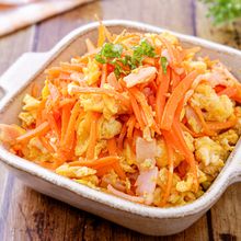 【コンソメにんじんしりしり】副菜、作り置き、お弁当に♡