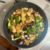 野菜たっぷり♪【鶏肉、なす、ピーマンの甘酢あん炒め】の工程7