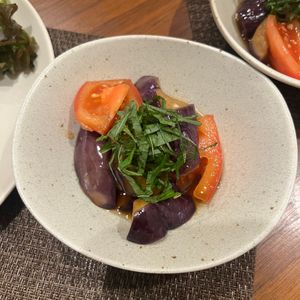 surgの作ってみた!投稿(なすとトマトのポン酢マリネ【#作り置き#レンジ#調味料3つ】)