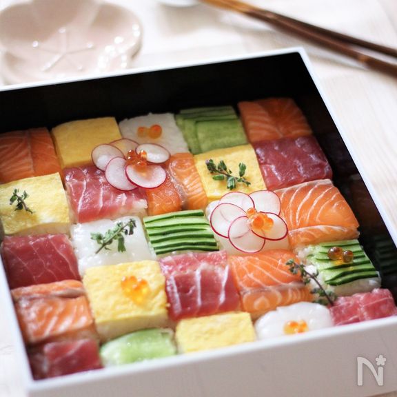おうちにあるもので作れる　モザイク寿司