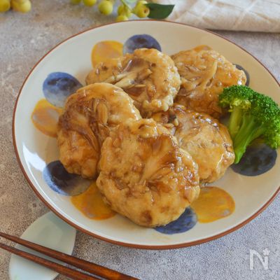 離乳食後期とりわけok!旨味たっぷり♪舞茸つくね