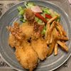 ぐ〜たら子の作ってみた!投稿(子供大喜び!【ぺったんこエビフライ】少ない油でカリッと♪)