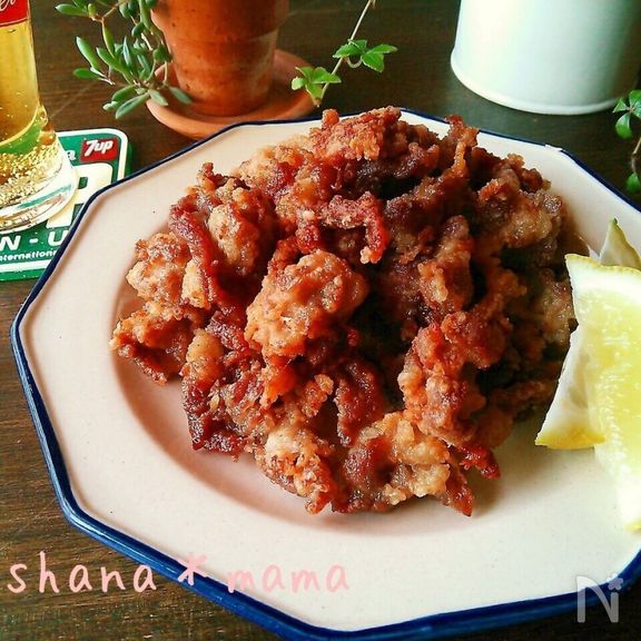 5分で出来ちゃう♪カリッカリ～な豚こま唐揚げ♪