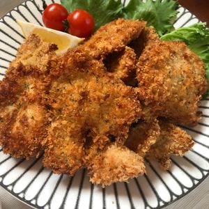 コタの作ってみた!投稿(簡単手軽に☆鶏むね肉のさくさくチーズパン粉フライ)