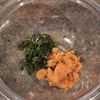 ごま油香る◎明太子とわかめのおにぎりの工程1