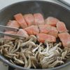 鮭とほうれん草のクリーミーグラタンの工程3
