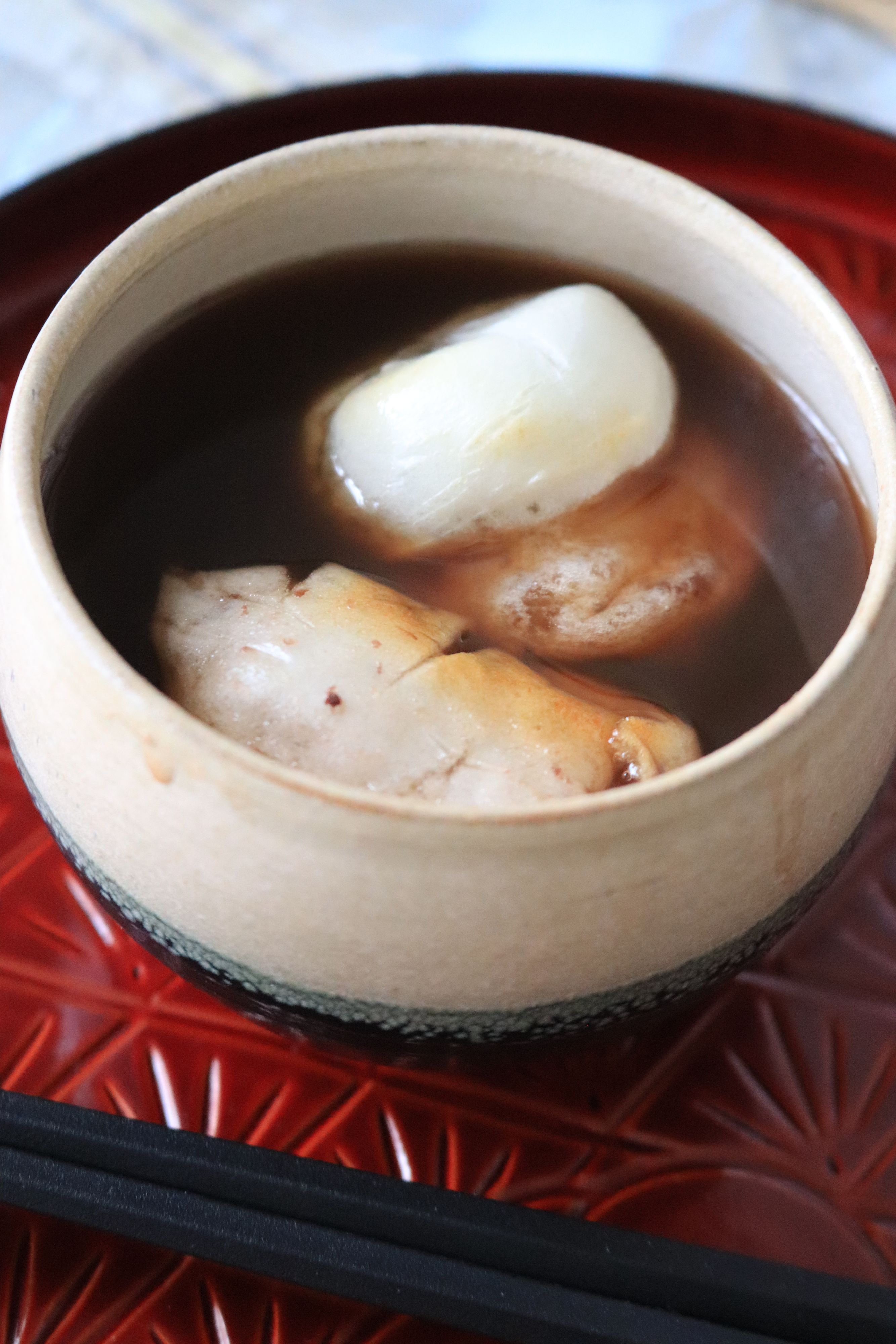 隠し味に液体塩こうじ【大納言小豆のぜんざい】 | レシピサイトNadia