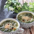 簡単激旨何回でも作りたい♡わかめと玉ねぎのトロトロ中華スープ
