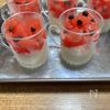 まるで本物！スイカそっくりヨーグルトパンナコッタの工程11