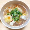 よっこの作ってみた!投稿(体ぽかぽか♡鶏むね肉の白菜ピリ辛とろみジンジャースープ)