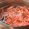 【冷凍作り置き】スパイシーきんぴらごぼうの工程1