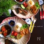 本日のお子様ランチ♡メイン・さんまと炒り鶏