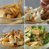 焼きたけのこ・モッツァレラ・三つ葉のさんしょう甘じょうゆの工程2