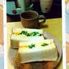 チョロリスの作ってみた!投稿(【ほうれん草と茹で卵のこくうまサンド】栄養抜群！朝食にも！)