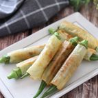 パリッパリ♪ネバッ♪新食感♡オクラワンタン巻き