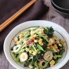 【ほうれん草とちくわコーンのおかかマヨ炒め】美味しすぎるー！