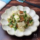 メンマと豆腐のさっぱりサラダ