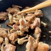 鶏とさつまいもの濃厚チーズクリームの工程2