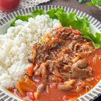 無水で作る♪【完熟トマトのハヤシライス】バレンタインにも◎