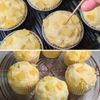 ヨーグルトでふわもち食感＊フライパンで作れるりんご蒸しパンの工程6