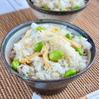 新生姜と枝豆の炊き込みごはん【爽やかな香り♪】液体塩こうじで
