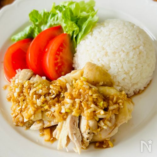 【カオマンガイ】炊飯器にお任せ!疲労回復のワンプレート♩