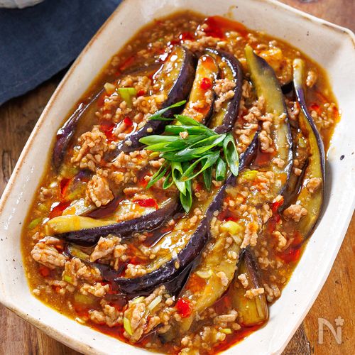 【肉だくあんが最高♡】わが家自慢の麻婆茄子♪ご飯おかわり！