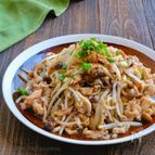 豚こまとしめじのシャキシャキもやし炒め