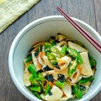 長芋とオクラとちくわと海苔のコク旨さっぱり和え