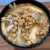楽ラク手抜キッチン🐶🐾の作ってみた!投稿(朝ごはんにもぴったり!舞茸と納豆の味噌汁)