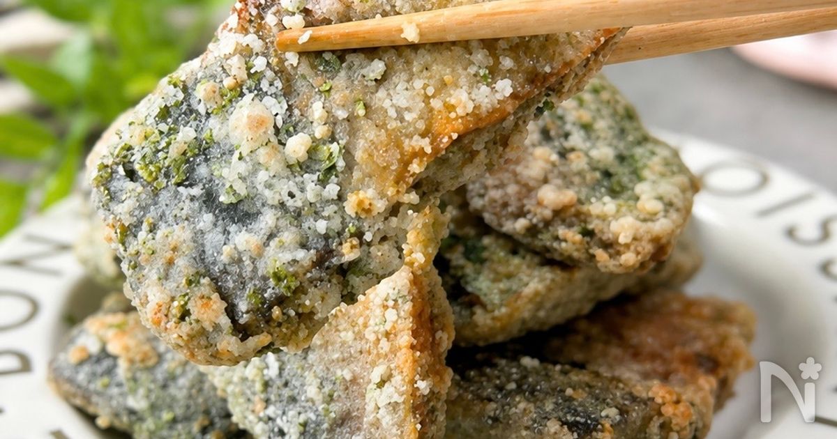 【サバの磯辺揚げ】子どもも旦那さんもパクパク食べる♪