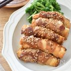 ボリュームばっちり！ご飯がすすむ"厚揚げの肉巻き"