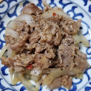 週一だけは頑張ります💦の作ってみた!投稿(ガツンと旨い♡『牛肉炒め』ご飯が進む！)
