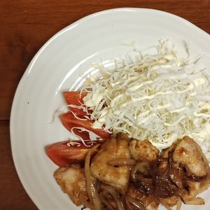 309889の作ってみた!投稿(＼もはや豚肉超え! ごはんおかわり必須／鶏むね肉の生姜焼き)