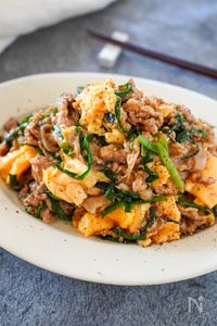 ご飯進む！『とろたま豚こま炒め』