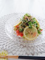 アボカドとトマトのそうめん