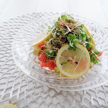 アボカドとトマトのそうめん