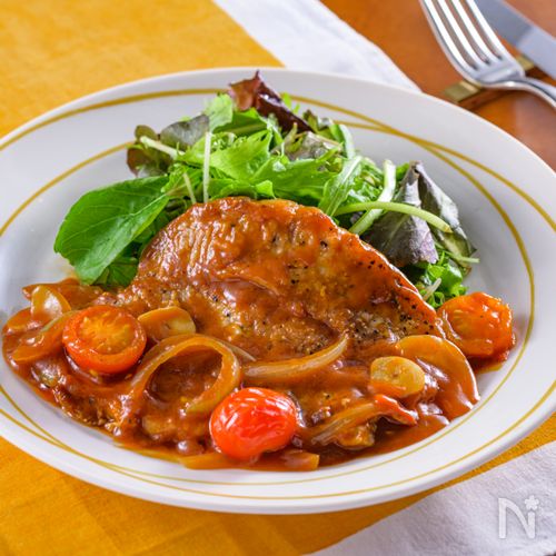 洋食店風ポークチャップ