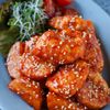 ほくシャキ旨♡『長芋とささみの甘辛ヤンニョム』ご飯進む！
